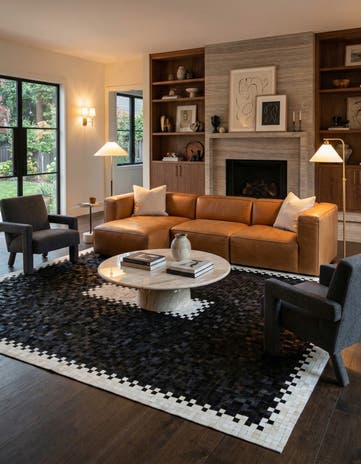 8' 2 x 9' 11 Cowhide Stocks Rug