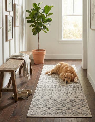 2' x 6' Eco Trellis Runner Rug