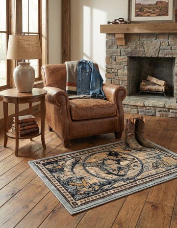 Blue Pioneer Rug