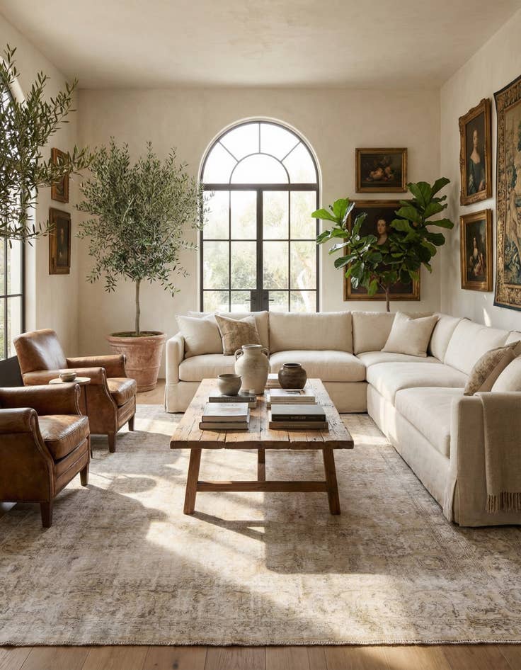 Detail image of 8' x 10' 10  Hand Knotted Ultra Vintage Persian Wool Rug