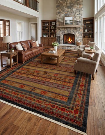 10' 8 x 16' 5 Kashkuli Gabbeh Rug