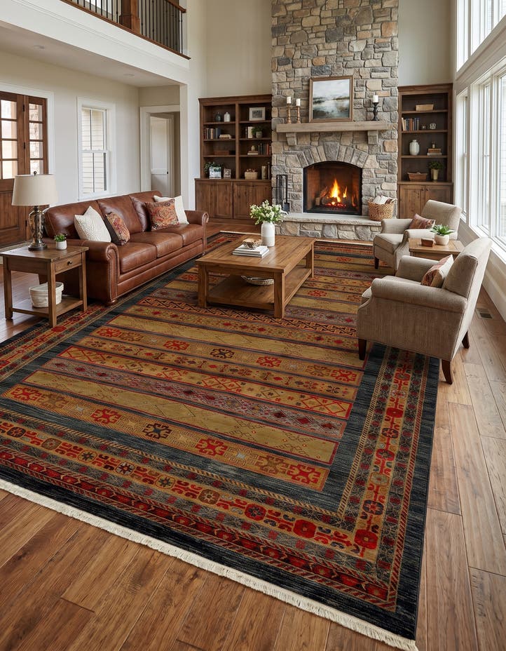 10' 8 x 16' 5 Kashkuli Gabbeh Rug