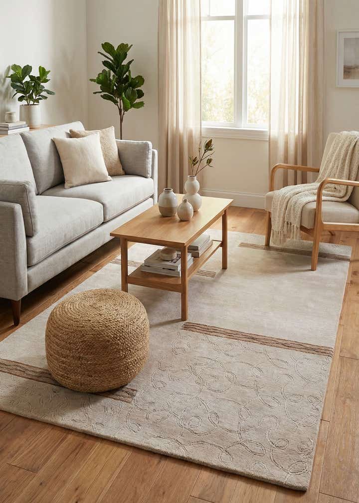 4' x 5' 10 Hand Knotted Nepal Rug