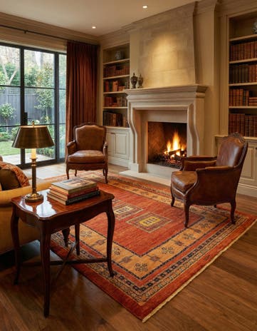 5' 2 x 7' 9 Luribaft Wool Rug