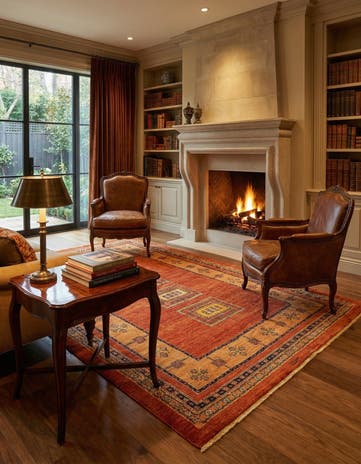 5' 2 x 7' 9 Luribaft Wool Rug