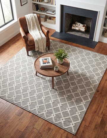 8' x 8' Hand Knotted Jill Zarin Dorset Square Rug