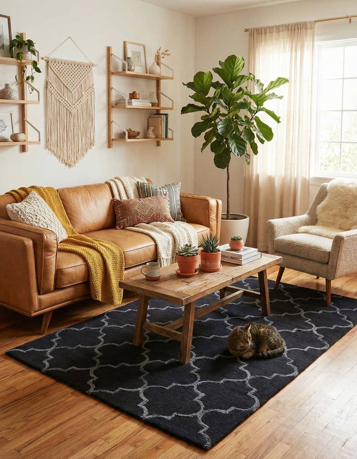 Detail image of 5' x 8' Luna Rug