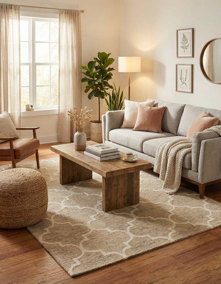 Detail image of 5' x 8' Luna Rug