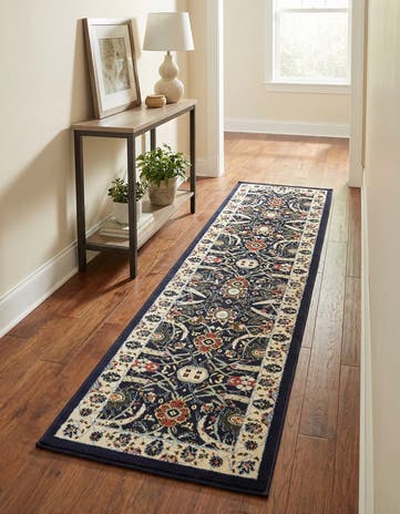 Navy Blue Neda Runner Rug