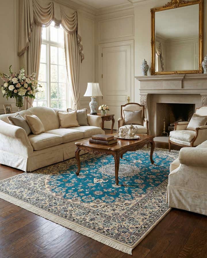 5' 1 x 7' 5 Nain Rug