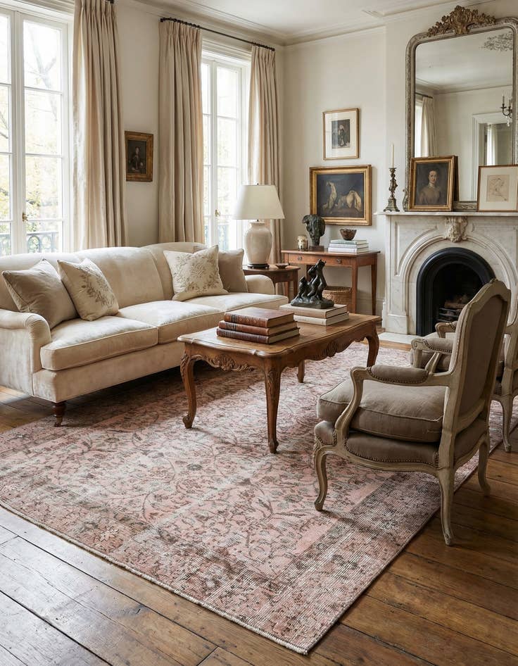 Detail image of 5' 5 x 8' 9 Ultra Vintage Wool Rug