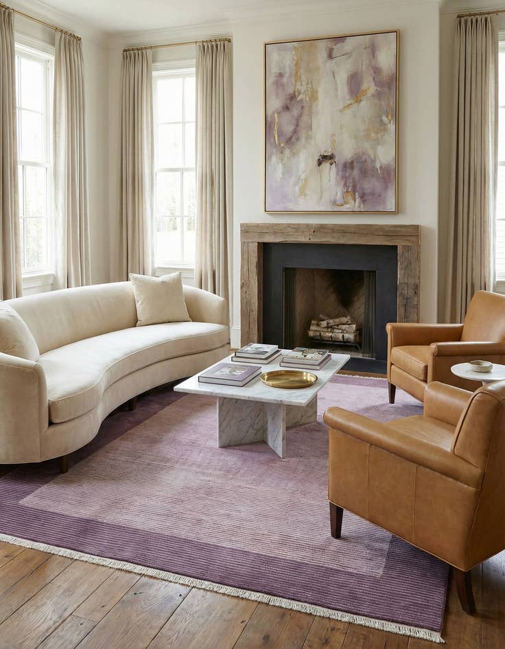 Detail image of 6' 6 x 9' 7  Hand Knotted Darya Wool Rug