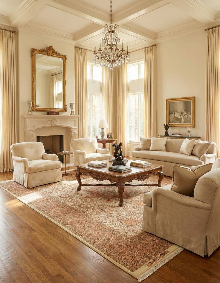 Detail image of 8' 2 x 12' 2 Tabriz Rug