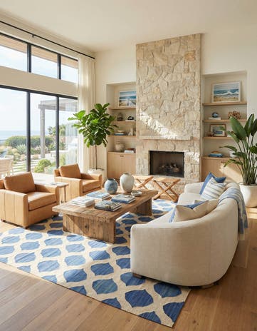 8' 5 x 9' 8 Hand Woven Kilim Modern Wool Rug