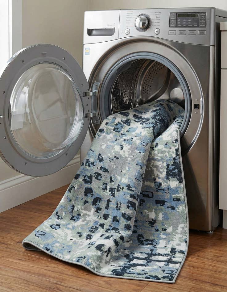 Detail image of  7' 10 x 10' Kamala Washable Rug