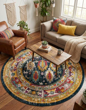 7' 10 x 7' 10 Madeline Round Rug