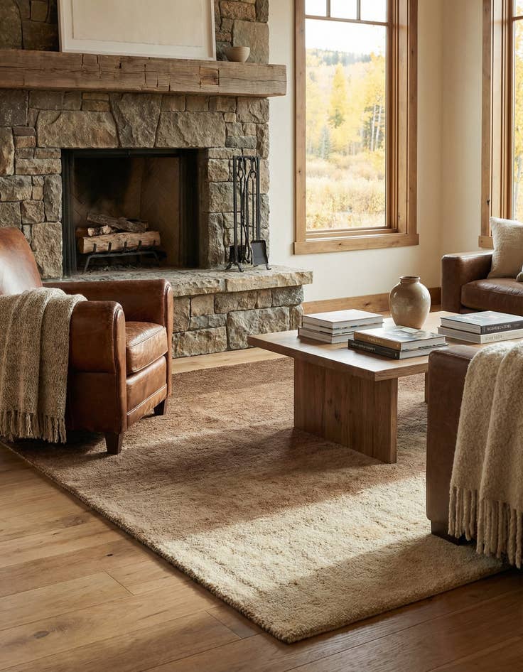 Detail image of 4' 10 x 6' 7  Hand Knotted Kashkuli Gabbeh Wool Rug