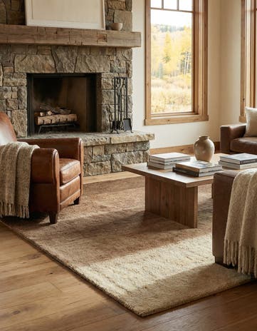 4' 10 x 6' 7 Hand Knotted Kashkuli Gabbeh Wool Rug