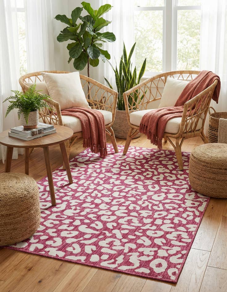 Detail image of  4' x 6'  Washable Safari Indoor / Outdoor Rug