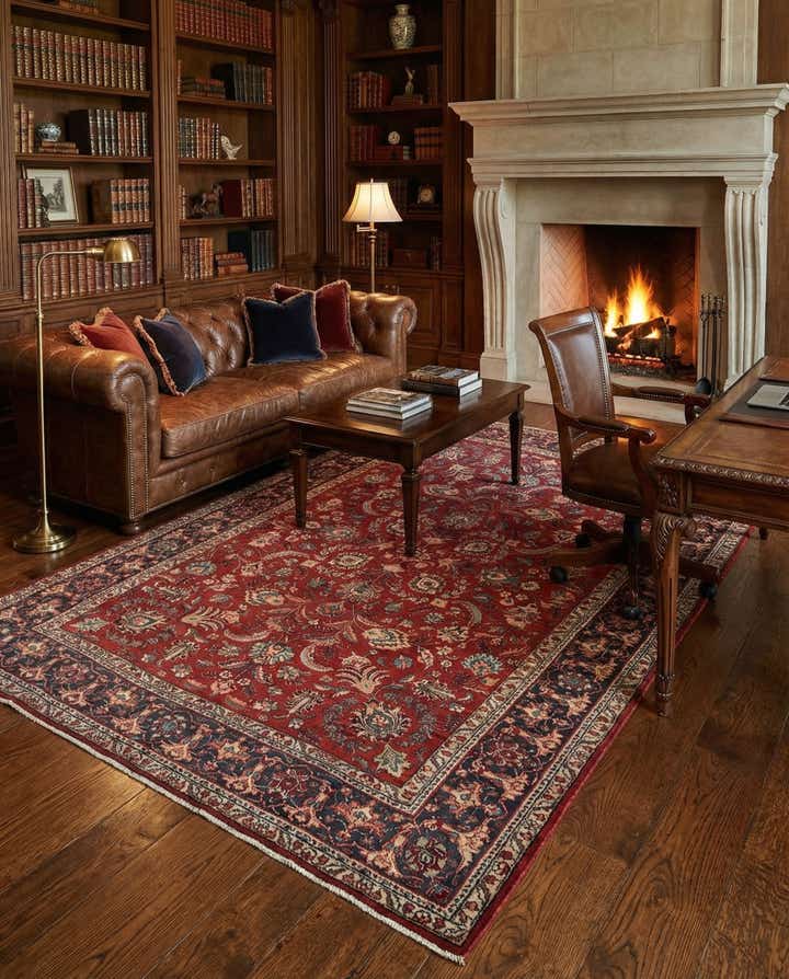 7' 3 x 10' 7 Tabriz Wool Rug