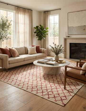 10' 4 x 12' 10 Hand Woven Kilim Modern Wool Rug