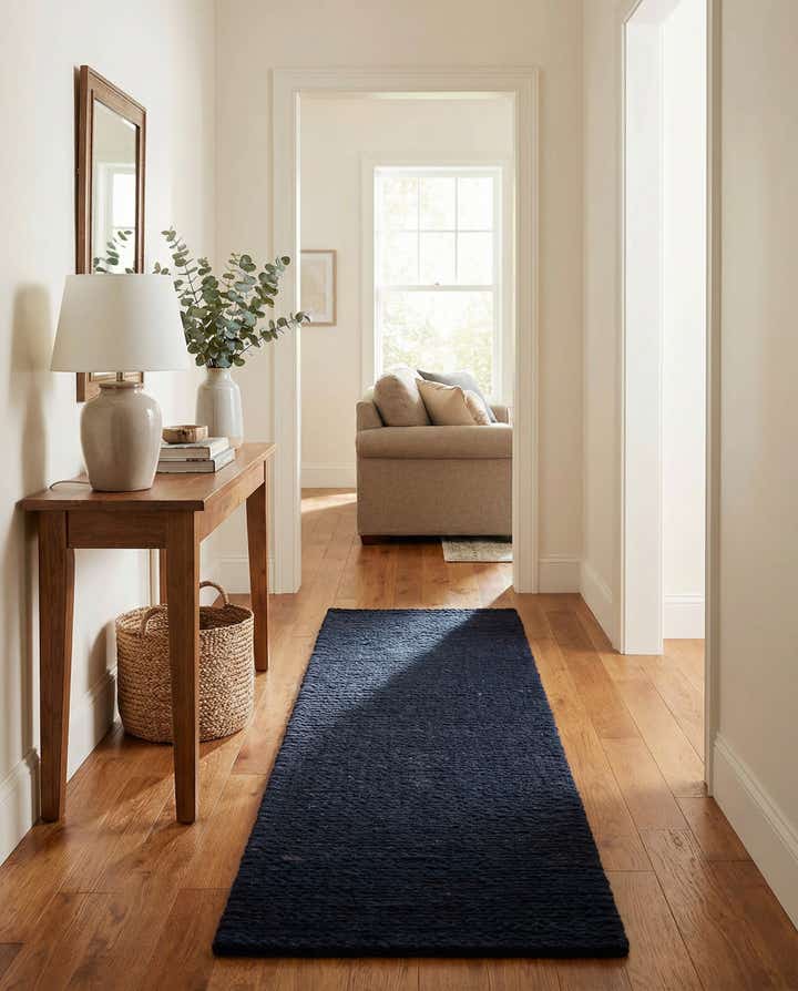 2' x 8' Hand Woven Lana New Zealand Wool Runner Rug