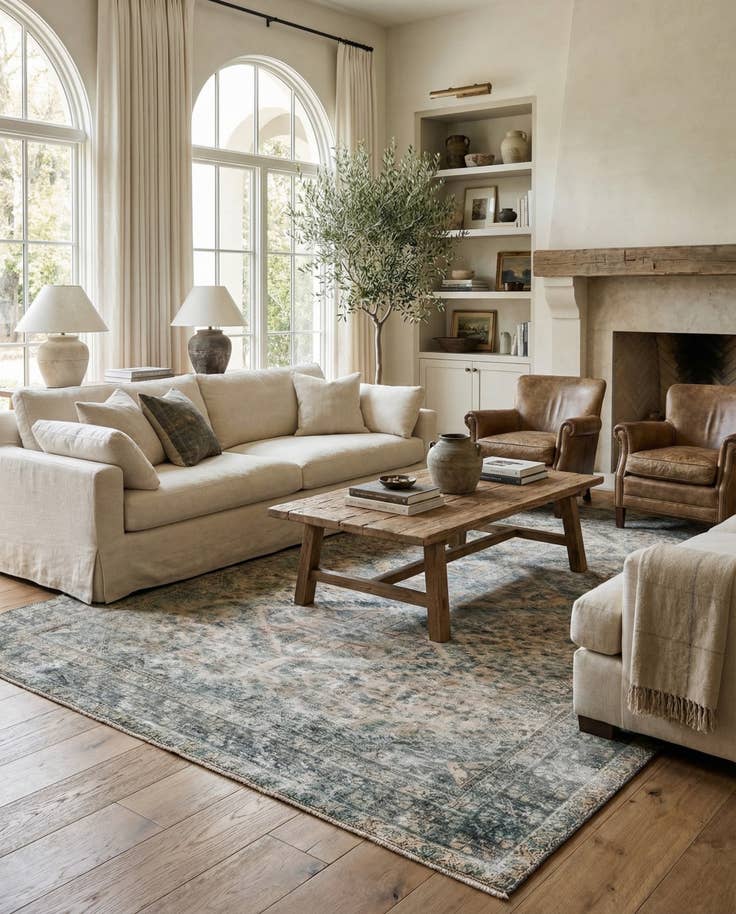 Detail image of 6' 5 x 10' Hand Knotted Ultra Vintage Persian Wool Rug