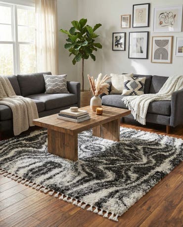  4' x 6' Athena Shag Rug