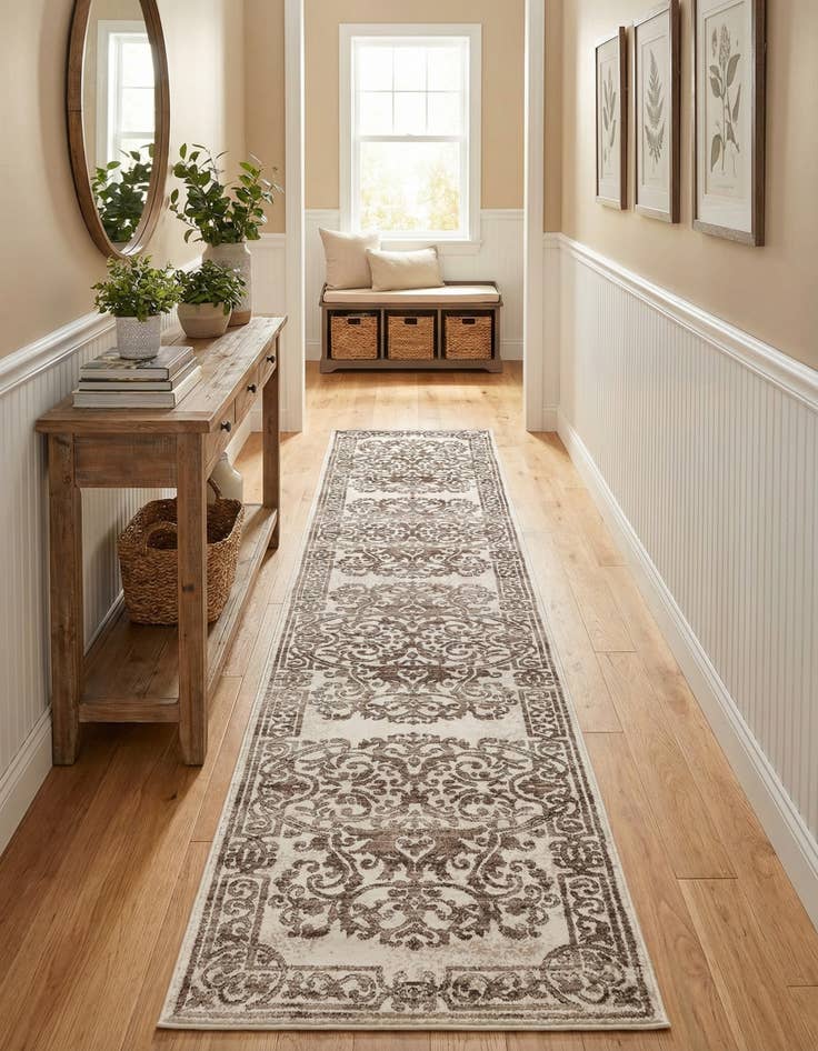 Detail image of 2' 6 x 14' Hermitage Runner Rug