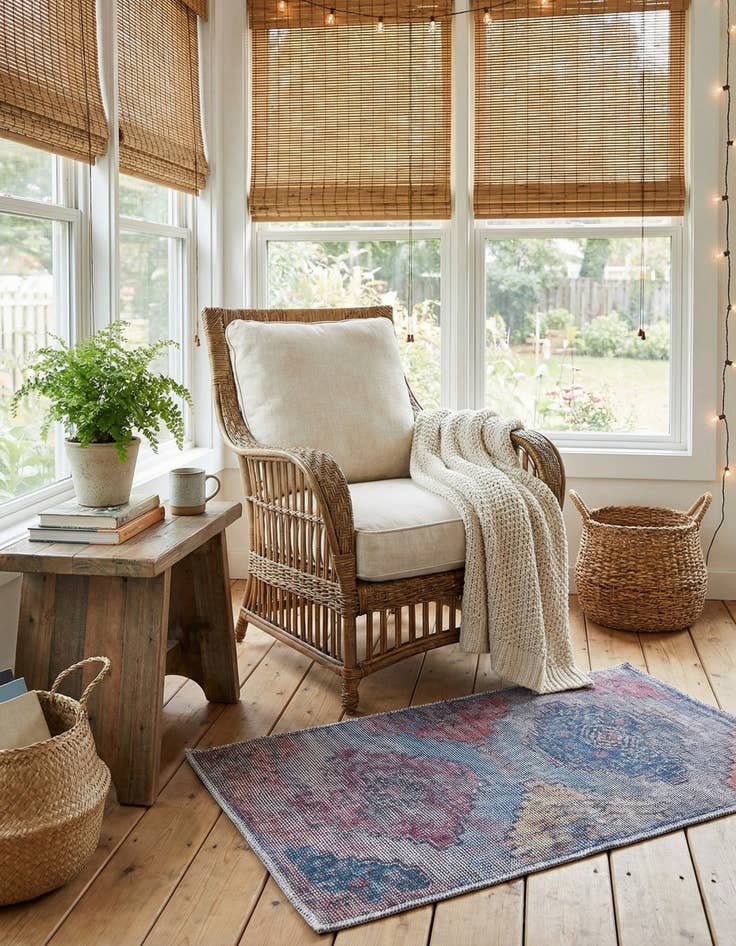 Detail image of 2' x 3'  Washable Sisu Rug