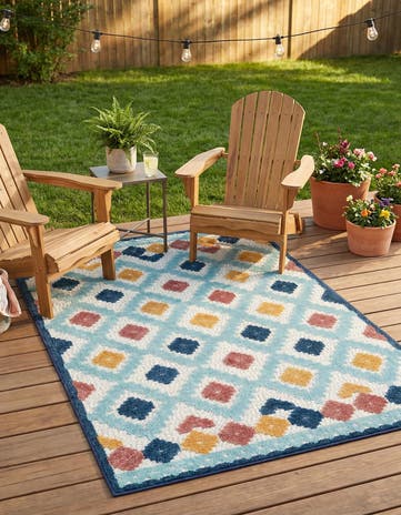 4' x 6' Easy-Clean Belize Indoor / Outdoor Rug