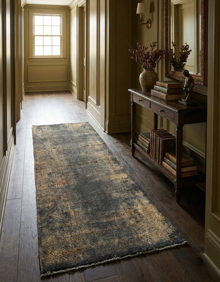 Detail image of 2' 3 x 6' Hamedan Runner Rug