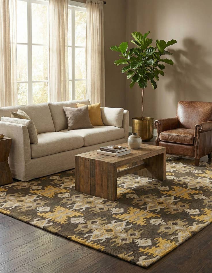 Detail image of 8' x 10' Luna Wool Rug