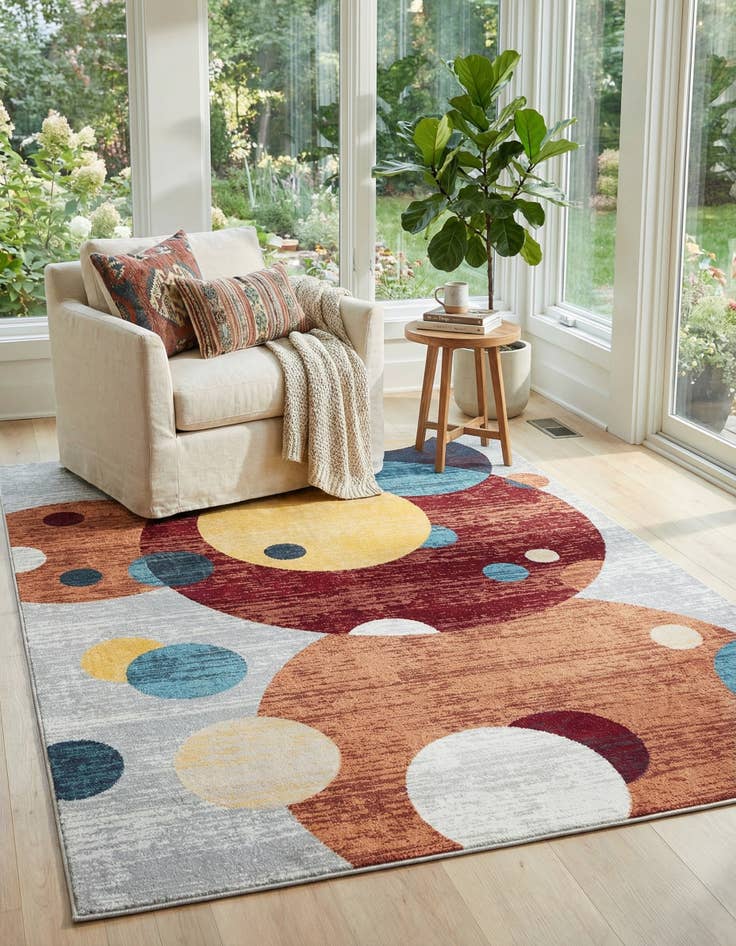 Detail image of 9' x 12' Kamala Washable Rug