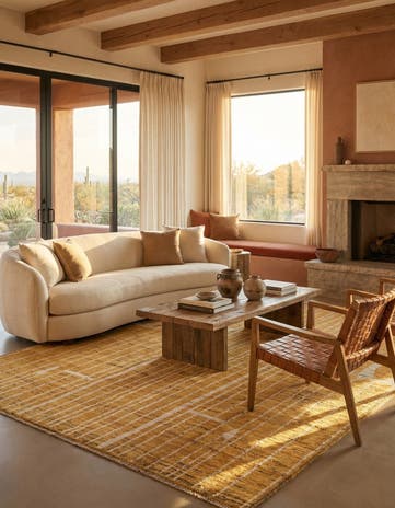 6' 8 x 9' 10 Hand Knotted Darya Wool Rug