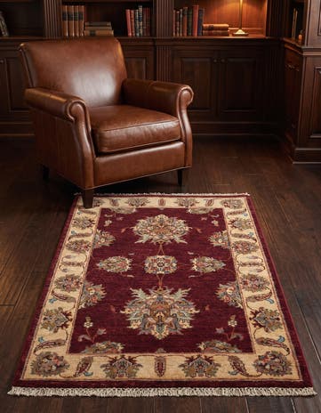 2' 7 x 4' 2 Hand Knotted Ziegler Rug
