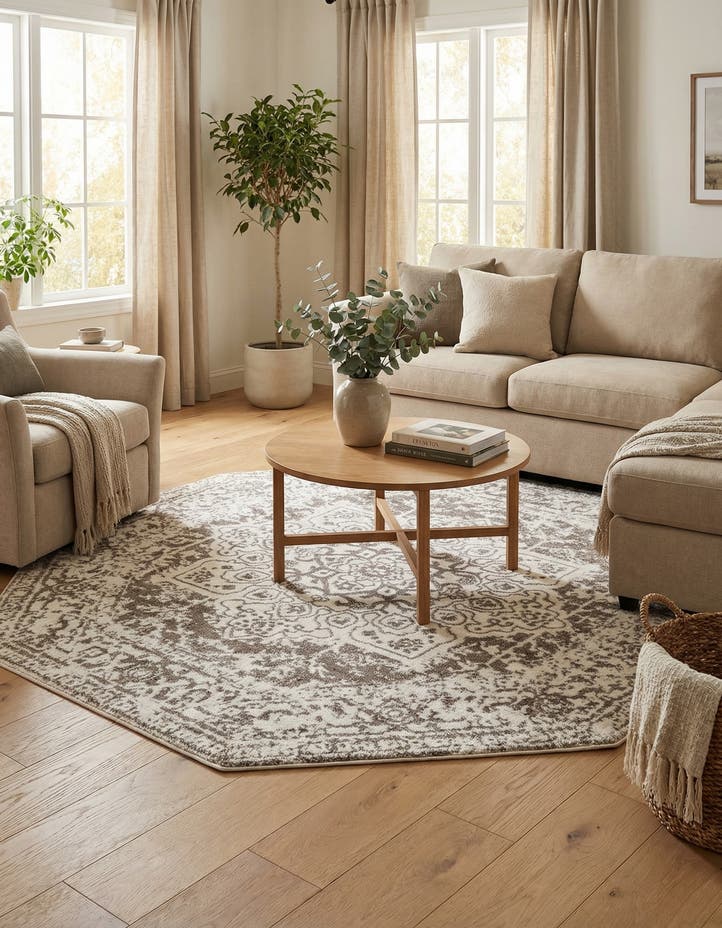 7' 10 x 7' 10 Arlington Octagon Rug
