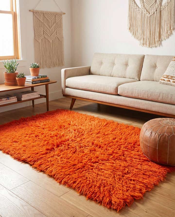 3' 3 x 5' 4 Hand Knotted Moroccan Wool Rug