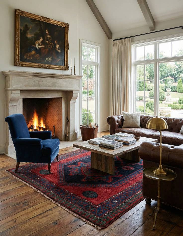 Detail image of  4' 10 x 7' 1 Kazak Rug