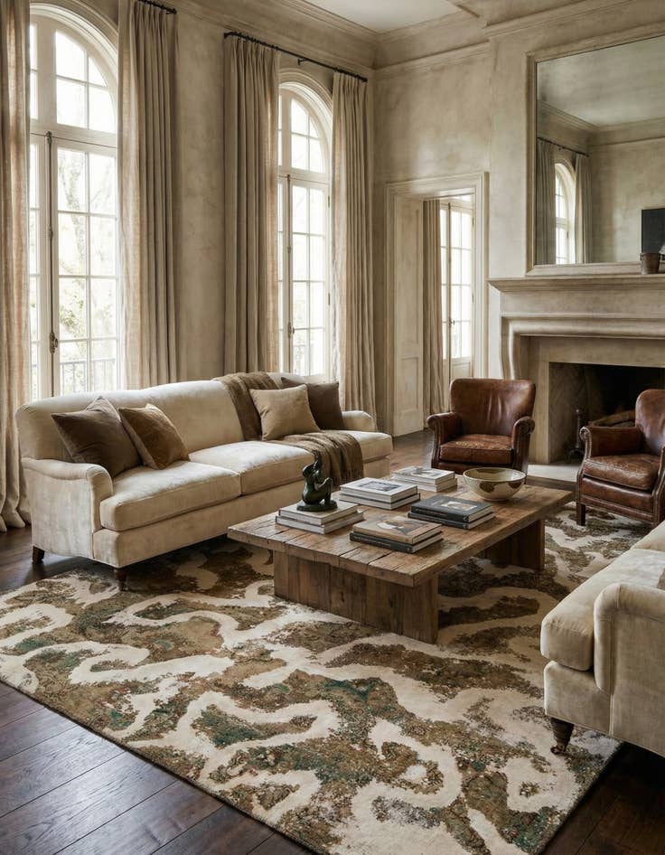 Detail image of  9' 4 x 12' 2  Hand Knotted Ultra Vintage Persian Wool Rug