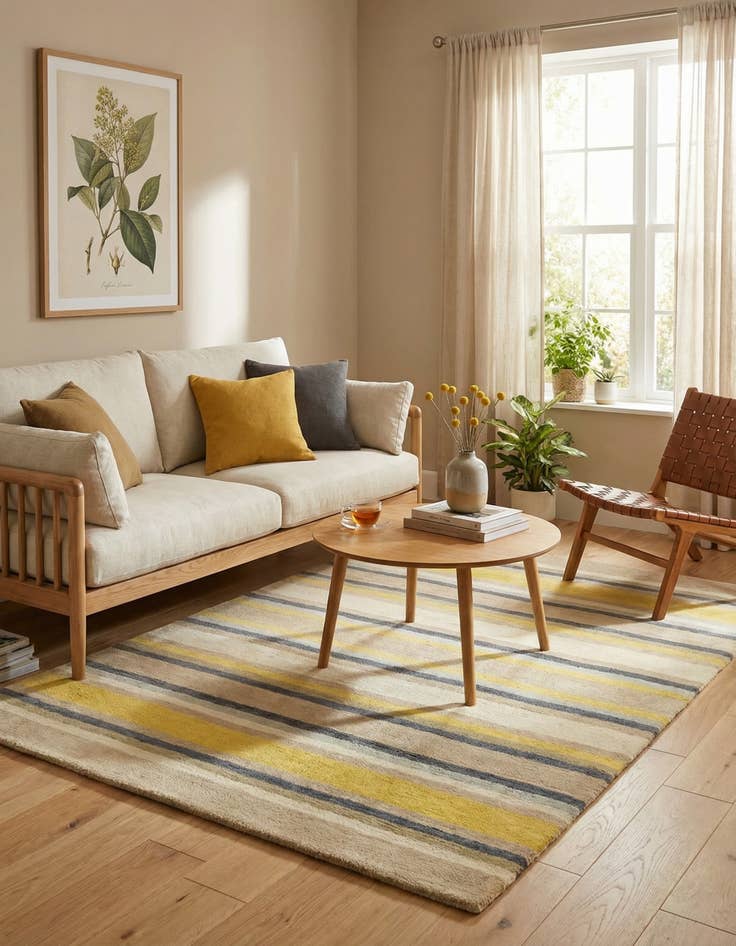 Detail image of 3' 9 x 5' 7 Luna Wool Rug