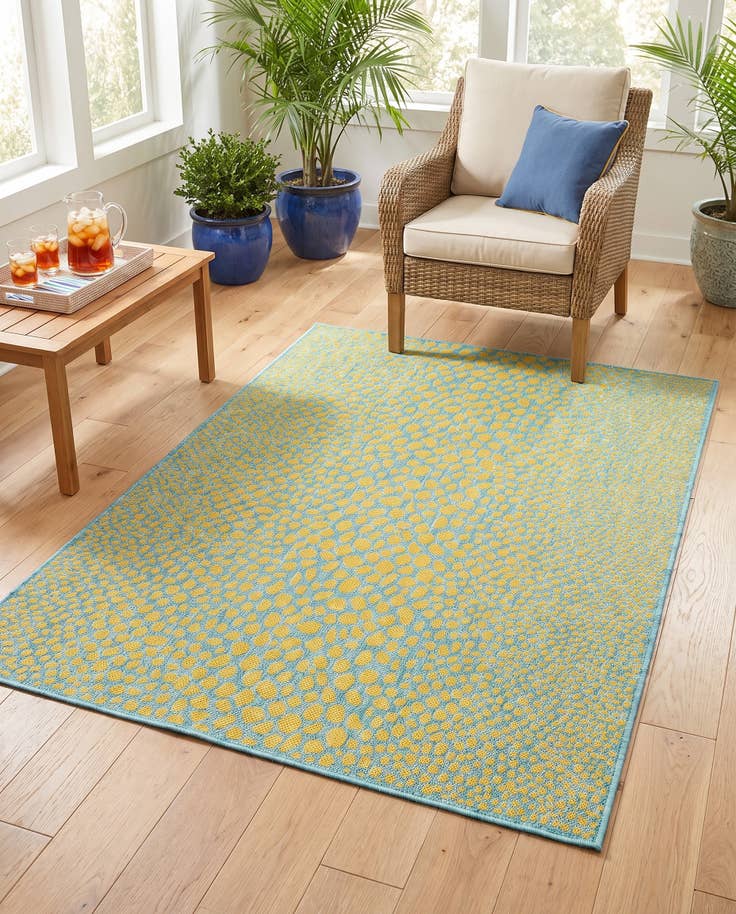 Detail image of 4' x 6' Easy-Clean Jill Zarin Cape Town Indoor / Outdoor Rug