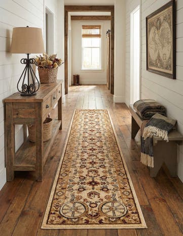 Ivory Pioneer Runner Rug