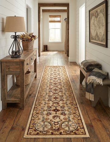 Ivory Pioneer Runner Rug