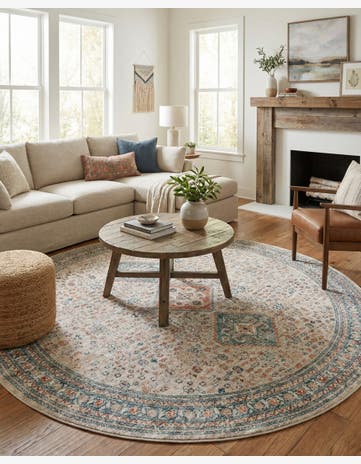 10' 2 x 10' 2 Newport Round Rug