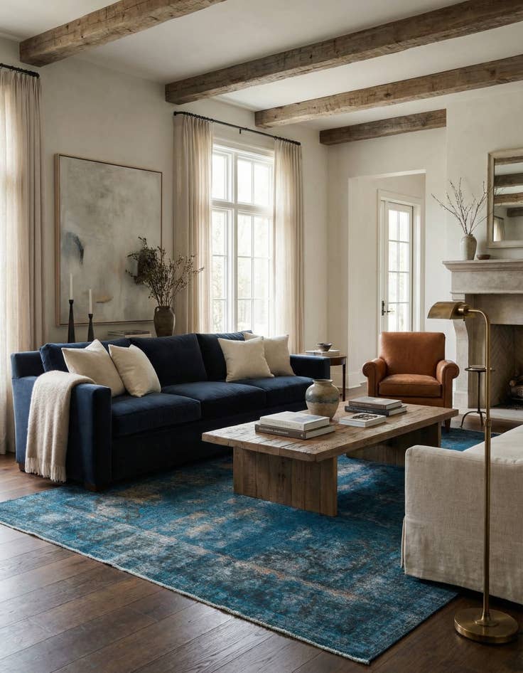 Detail image of 9' 10 x 12' 7  Hand Knotted Ultra Vintage Persian Wool Rug