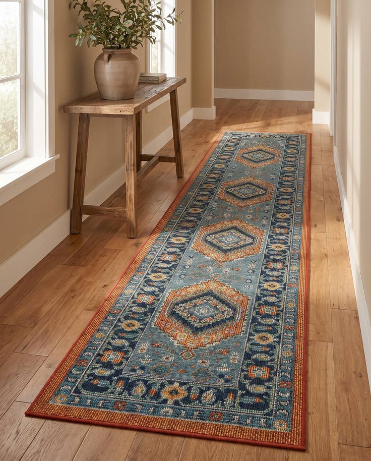 Detail image of 2' 7 x 12' Easy-Clean Baja Indoor / Outdoor Runner Rug
