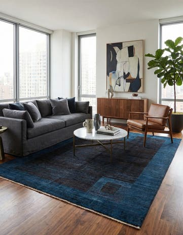 6' 7 x 9' 6 Hand Knotted Kashkuli Gabbeh Wool Rug