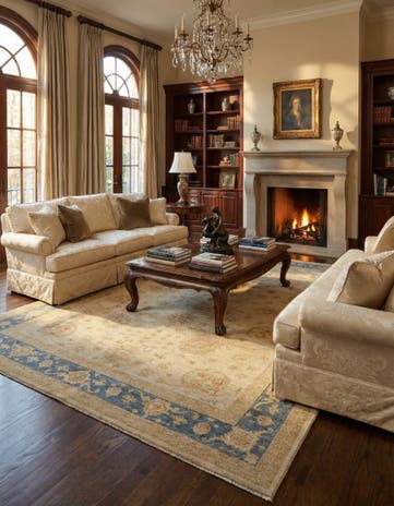 8' 11 x 12' 3 Kaizar Wool Rug