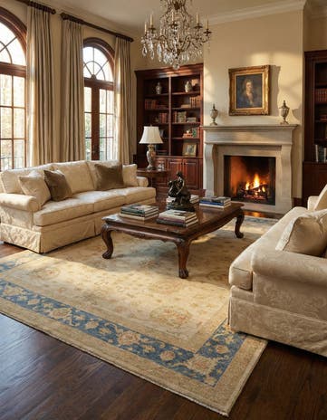 8' 11 x 12' 3 Kaizar Wool Rug